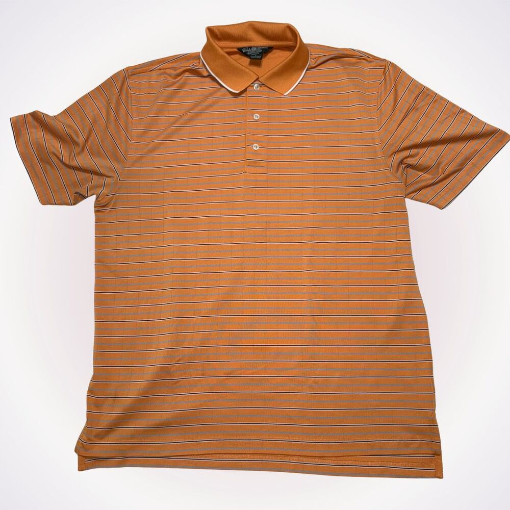 Brooks Brothers Country Club Striped Polo | Sz L